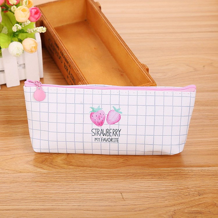 Hộp bút dâu tây dễ thương Hộp đựng bút