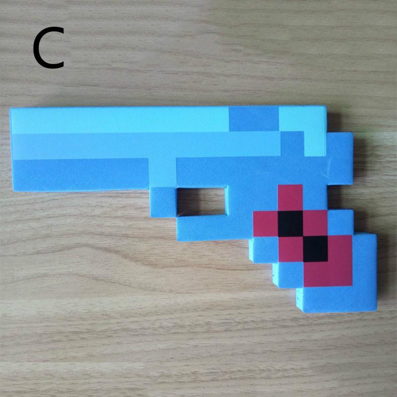 Súng đồ chơi minecraft chất liệu eva
