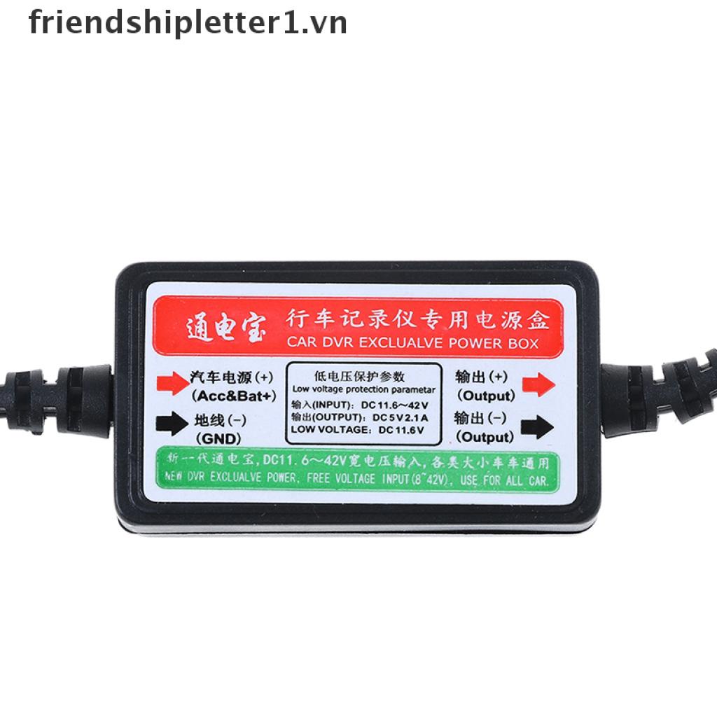 【friendshipletter1.vn】 Car dash camera cam hard wire kit mini USB for car camcorder DVR 12V/24V to 5V .