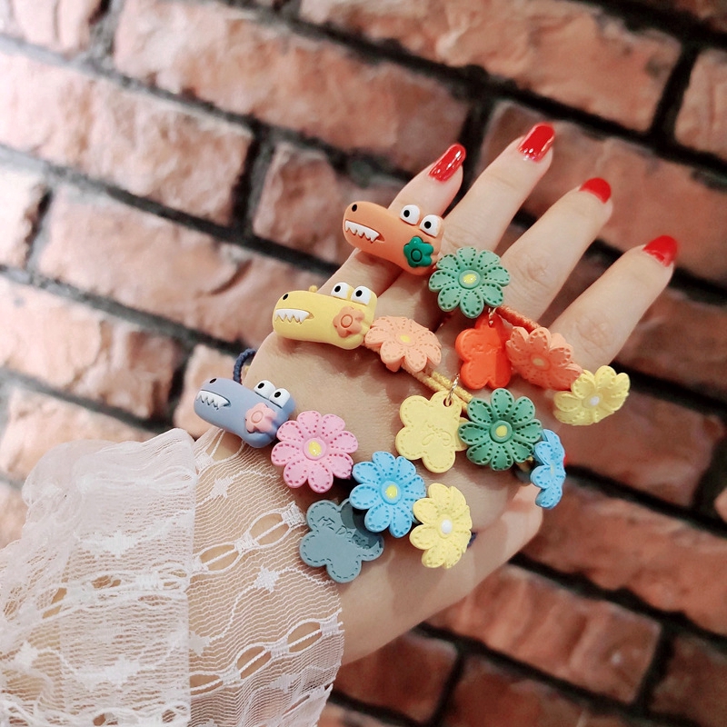 Dây Buộc Tóc Hình Hoa Hướng Dương Xinh Xắn