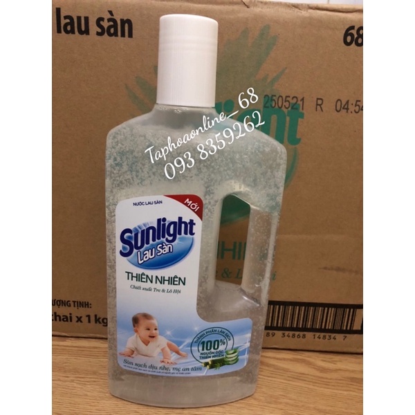 Nước Lau Sàn Sunlight Hương Hoa Thiên Nhiên triết xuất tre và lô hội