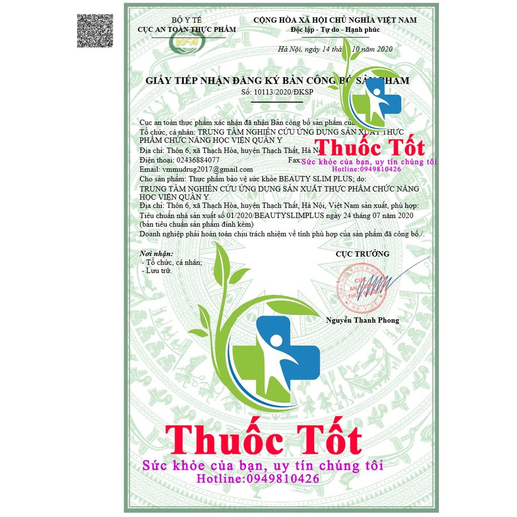 Viên giảm cân đẹp da Beauty Slim Plus Học Viện Quân Y | BigBuy360 - bigbuy360.vn