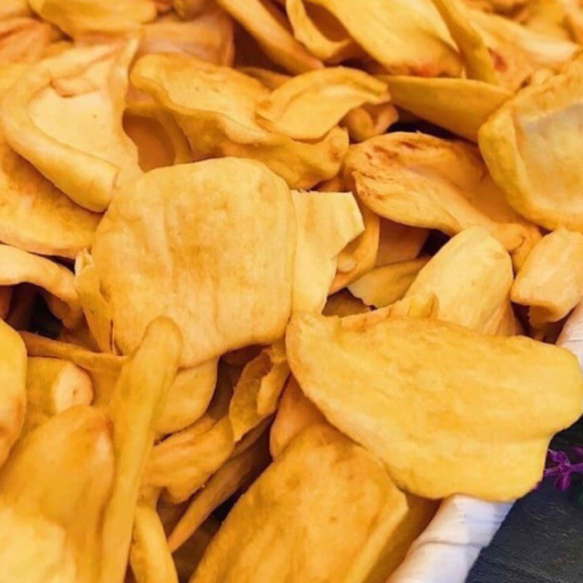 250Gr Mít sấy giòn Đà Lạt nguyên cánh, Mít Nguyên Cánh Xuất Khẩu, Ngon, Giòn