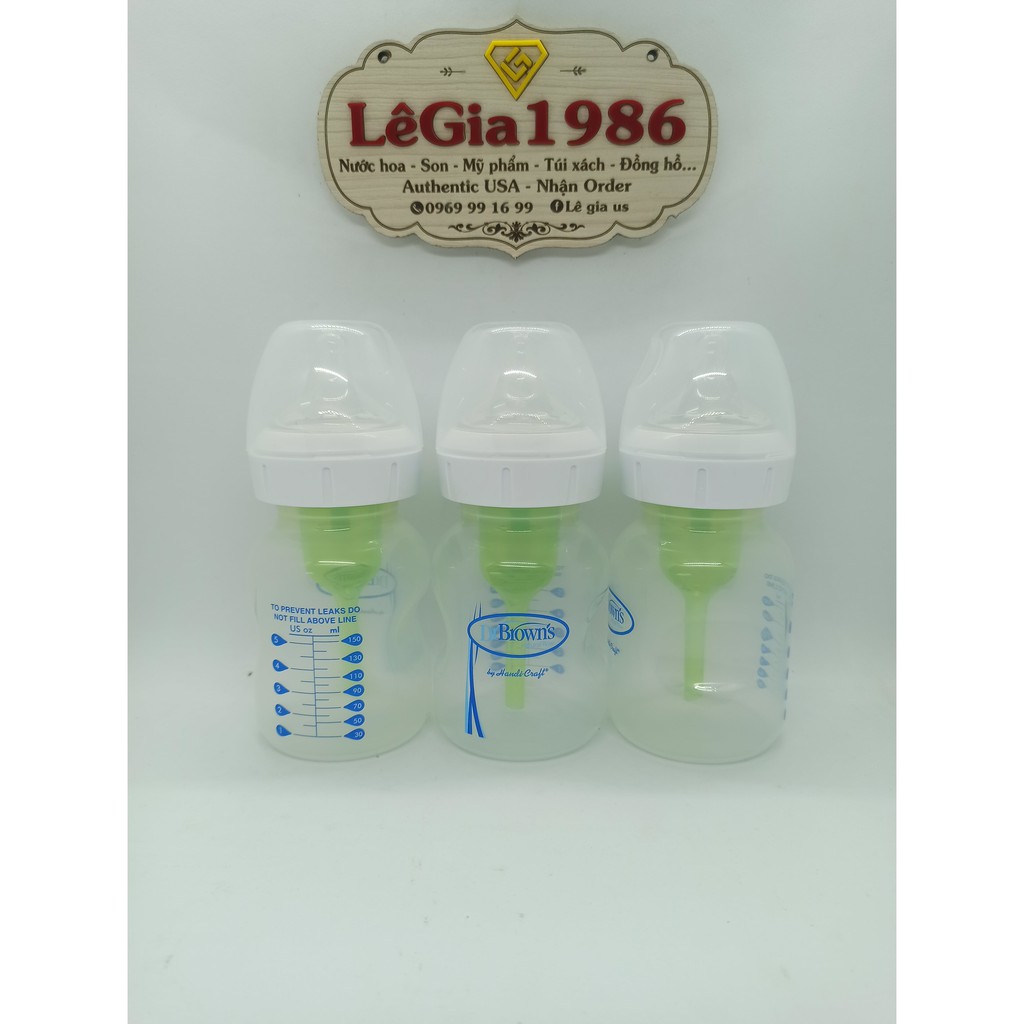 Bình sữa Dr Brown Option Plus  , option   120ml, 150ml, 250ml , 270ml - hàng USA - Tách Set