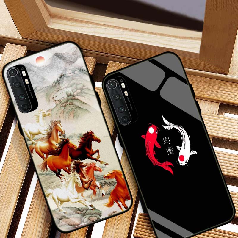 Ốp Lưng Xiaomi Mi Note 10, Note 10 Pro, Note 10 Lite Mặt kính cường lực Cao Cấp, Sang Trọng thiết kế Độc Quyền