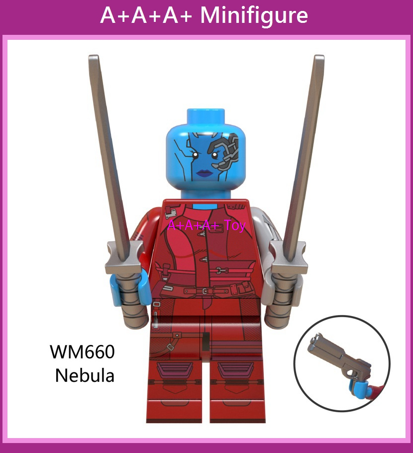 WM6056 Thor Captain Marvel Iron Man War Machine Minifigures Building Blocks Toys