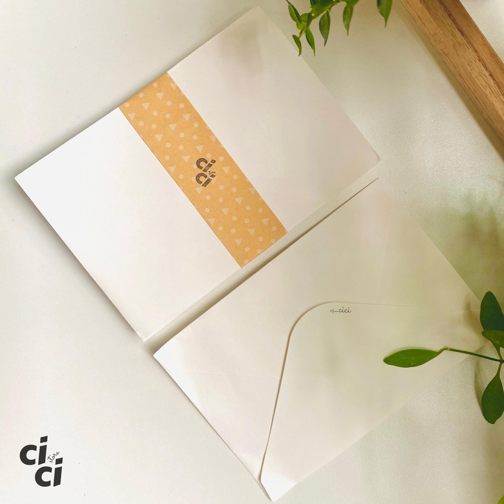 Set 10 Bao Thư Giấy Kraft Cổ Điển Phong Cách Châu Âu 155 x 105 mm