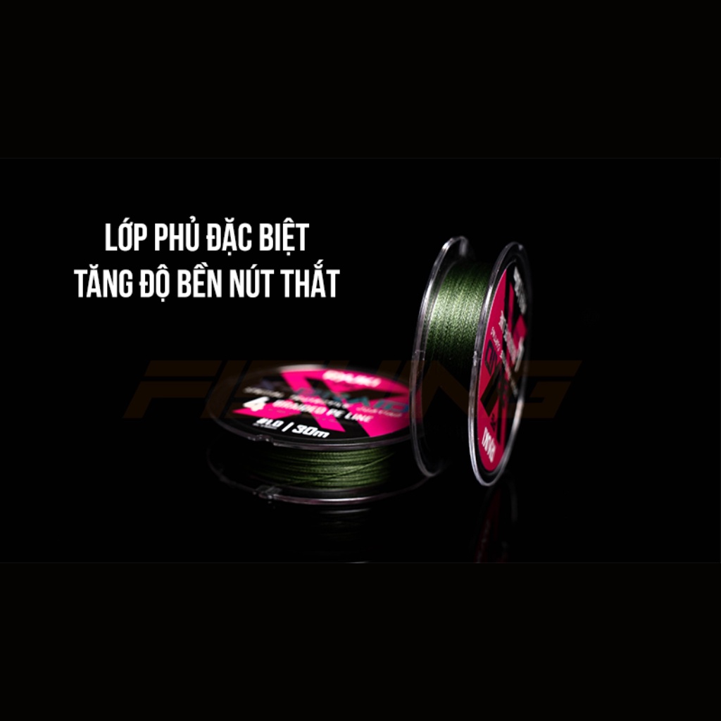 Dây Câu Cá RYUKI PE 4X Braid