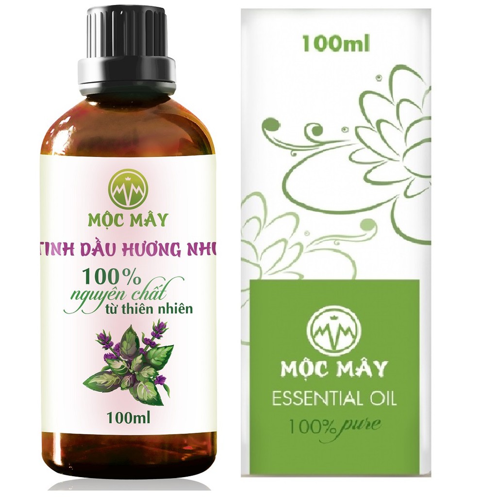 Tinh dầu hương nhu nguyên chất Mộc Mây