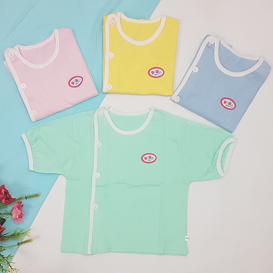 Áo Cộc Tay Baby Born Cotton Cho Bé