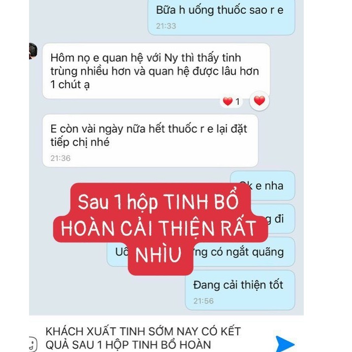 Tinh bổ hoàn (60 viên) tăng cường sinh lý nam giới,ham muốn, cường dương sinh tinh, dứt điểm yếu sinh lý xuất tinh sớm | BigBuy360 - bigbuy360.vn