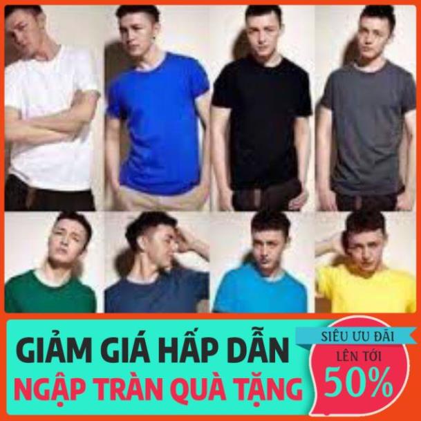 FreeShip Đơn 50K - Xả Kho đợt cuối Áo Thun Trơn Nam - Nữ new