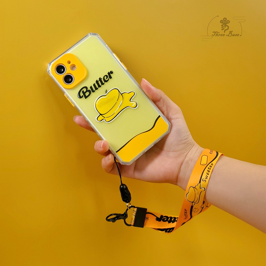 Lanyard for mobile phone, Neck rope,Korea KPOP BTSS613 ON Butter Neck Lanyard Hand Wrist Ring Strap Portable USB lanyard  for Phone Key String bag Cord Removable