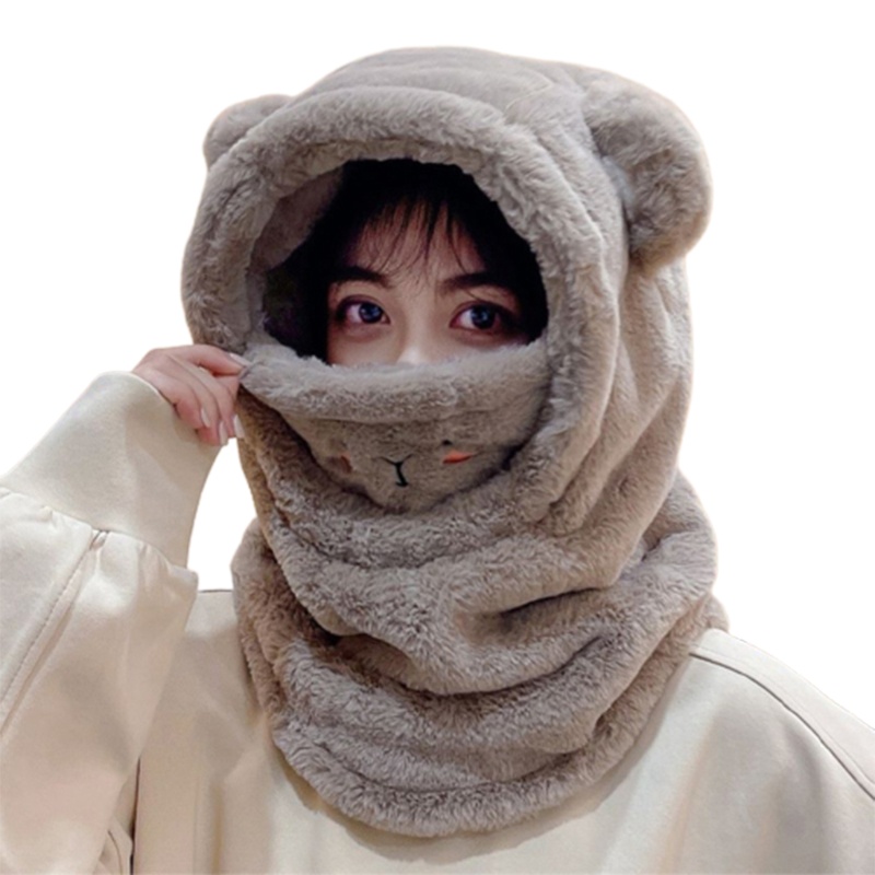 Mũ Đi Xe Đạp 2 Trong 1 Bằng Nhung Chống Lạnh Cho Chó