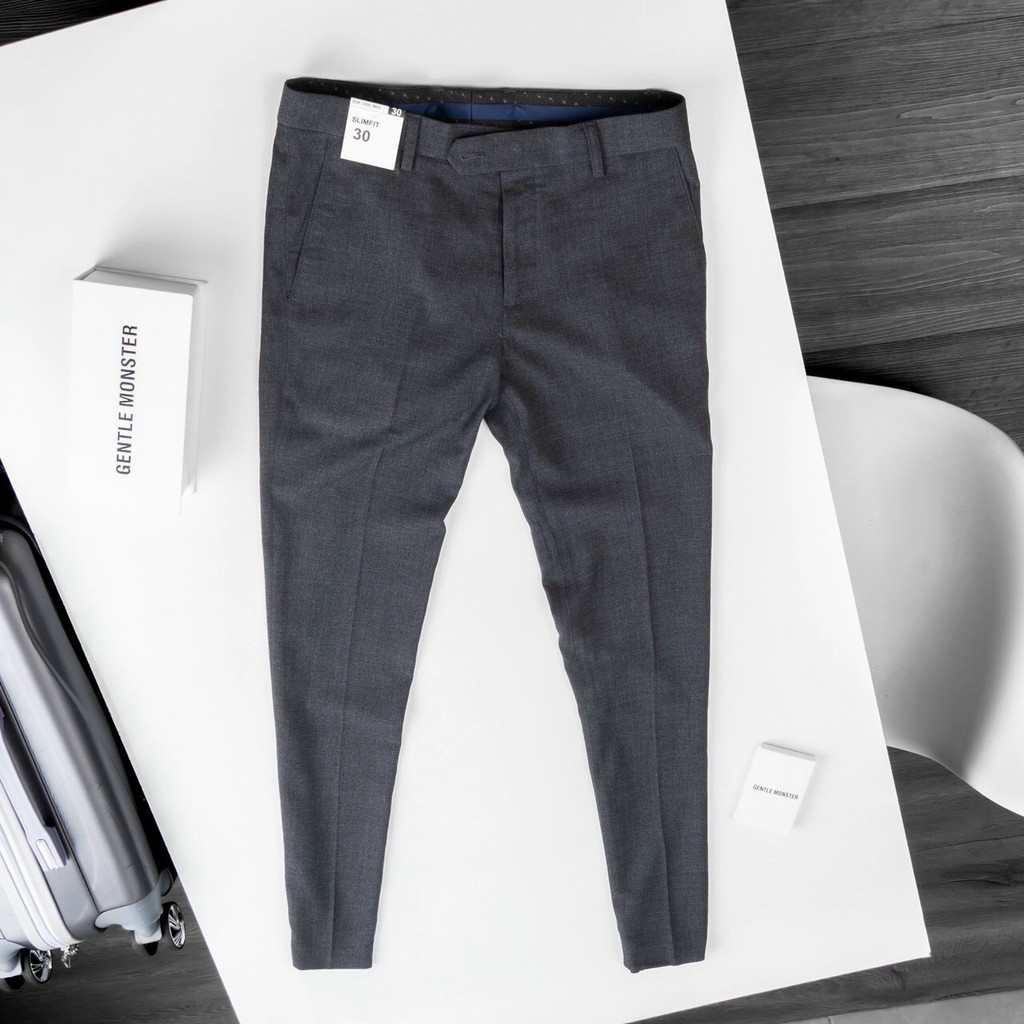 Quần Tây Nam Ống Côn Ôm Dáng Phong Cách Hàn Quốc