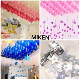 Dây sao cột đuôi bóng trang trí