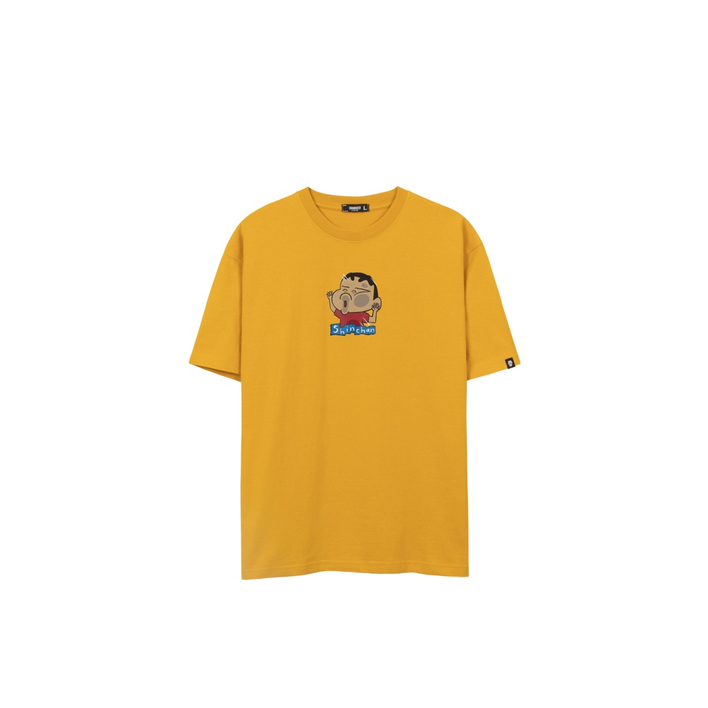 Áo Thun Shin-Chan Màu Vàng Tươi Chất Liệu Cotton Thoáng Mát