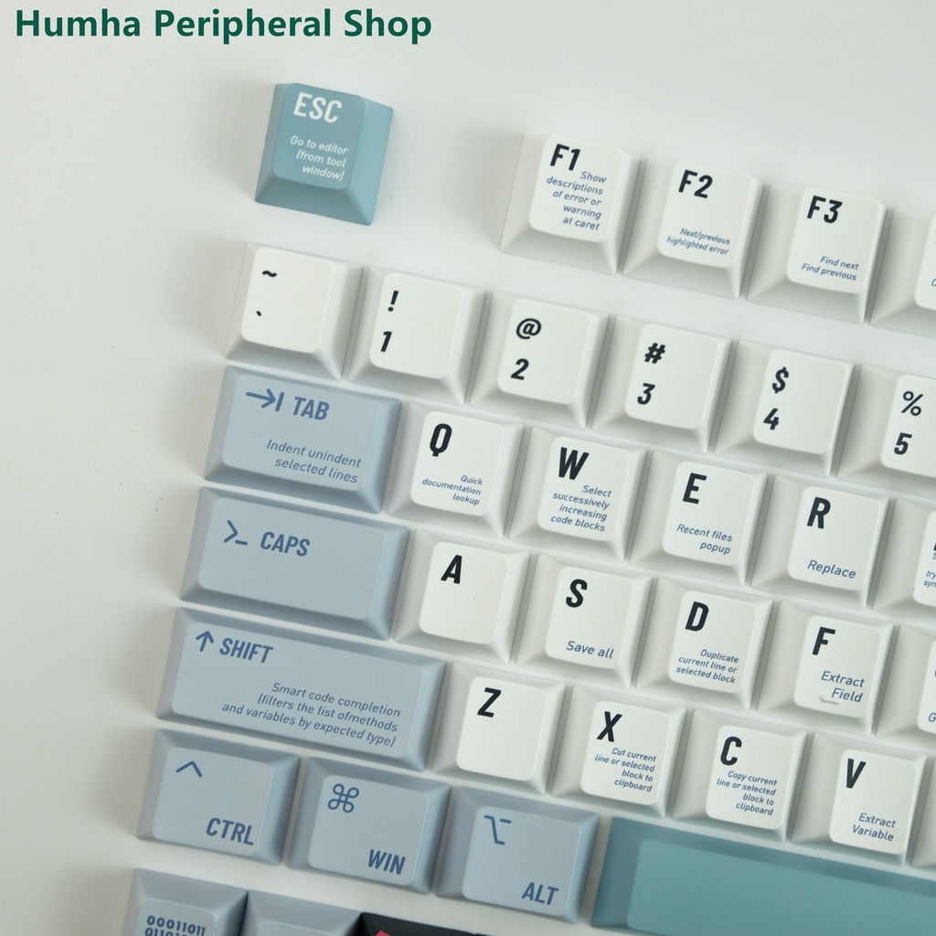Bàn Phím Cơ Humha 142 Phím Chất Liệu PBT Nhuộm Màu Họa Tiết Cherry profile Cá Tính
