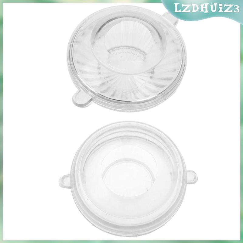 Set 2 Khuôn Nhựa Trong Suốt Nổi Làm Nến Xà Phòng DIY lzdhuiz3