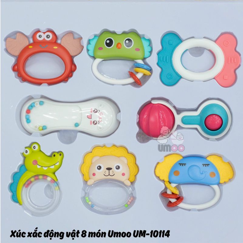 Set xúc xắc động vật 8 món Umoo