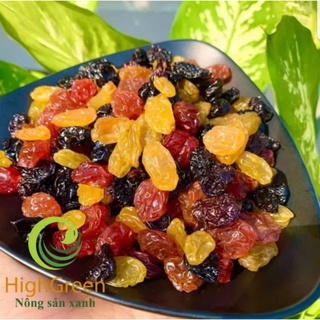 Nho Khô 3 Màu Không Hạt (Hàng Nhập Khẩu Chính Hãng từ Mỹ) - 500gr