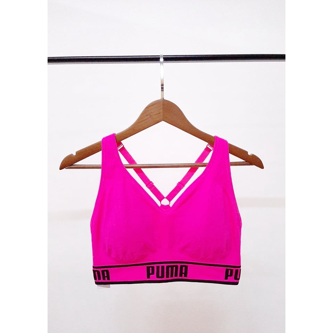 Sport bra Pum4 viền lưng dây V