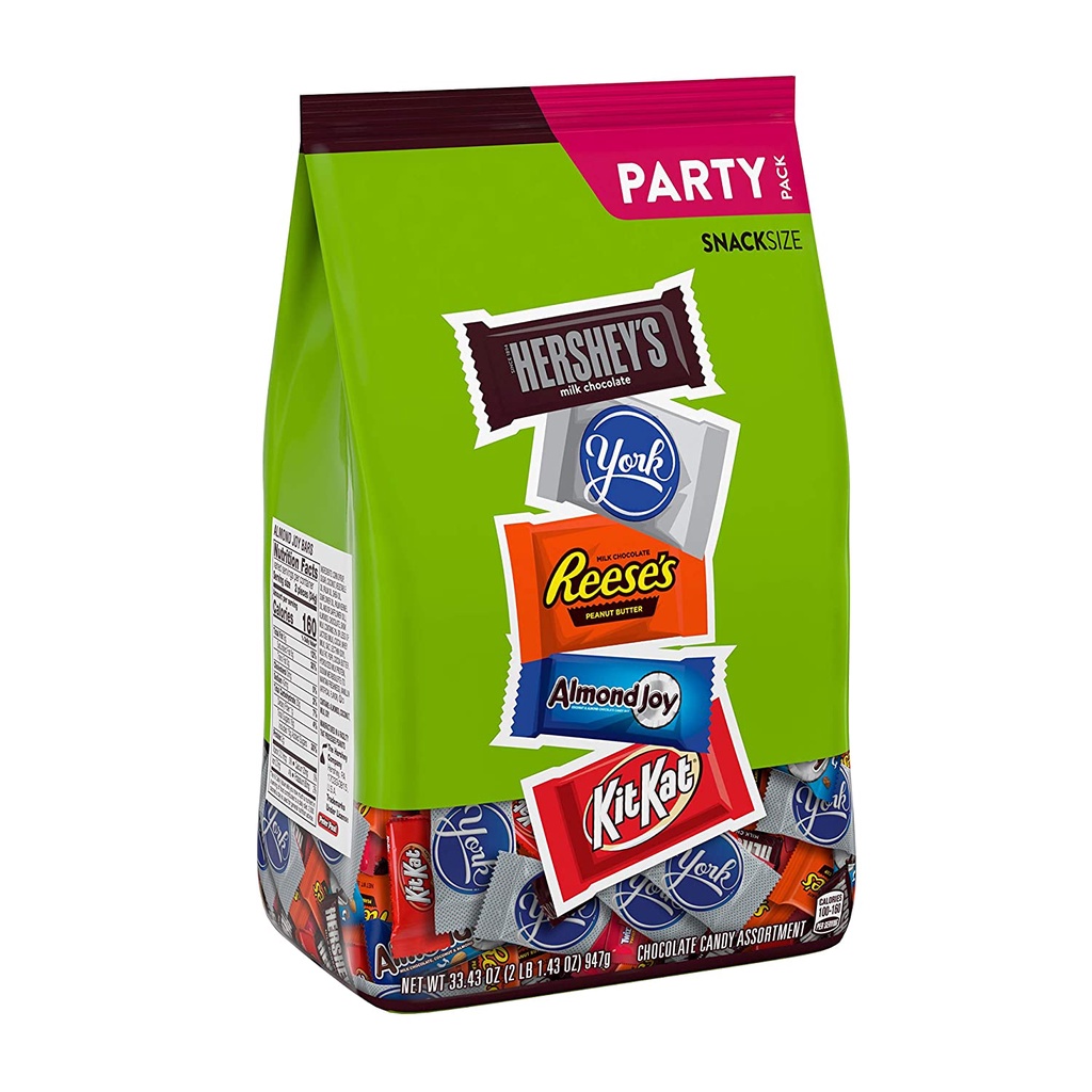 Socola dừa MOUNDS and ALMOND JOY, Miniatures Chocolate and Coconut 1kg