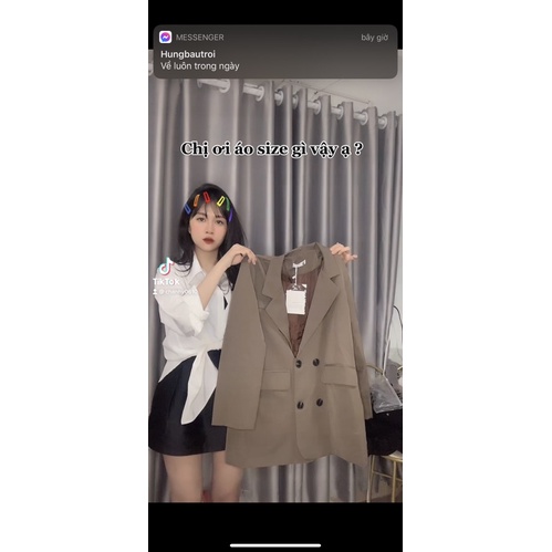 Áo Khoác form đẹp kèm ViDEO ẢNH THậT của shop😍[ Sẵn NÂU] | BigBuy360 - bigbuy360.vn