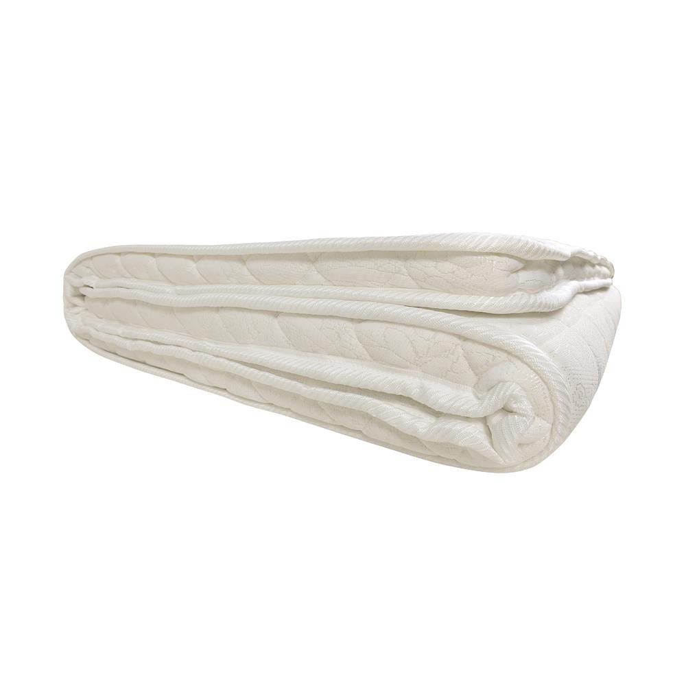 HomeBase HLS Tấm làm mềm nệm topper DÀY như nệm 5CM, SIÊU ÊM chuẩn Châu Âu nhập khẩu từ Thái Lan 198X91CM màu trắng