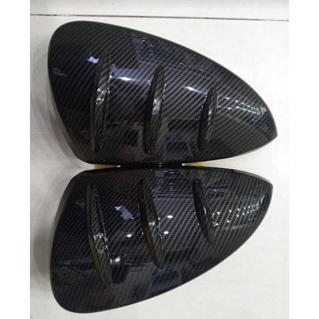 Bộ 2 ốp gáo gương xe Toyota Raize 2021 2022 2023 Mẫu Carbon Cao Cấp thể thao - tặng kèm keo tăng dính
