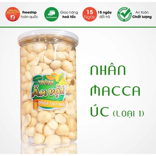 💟[FREE SHIP] Nhân Macca Úc sạch [Loại 1] 500g - Siêu ngon, siêu dinh dưỡng - Trùm Ăn Vặt