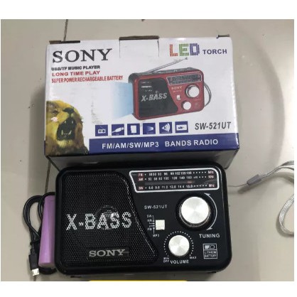 ĐÀI RADIO SONY SW-525, 548, 521 có ăng ten giắc cắm âm thanh 3.5mm chất lượng cao nghe kinh pháp nghe đài siêu hay