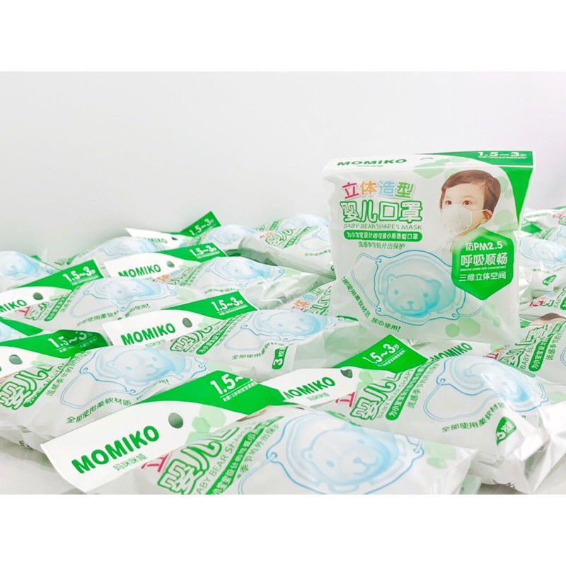 Khẩu trang gấu Pigeon set 3c /7c kèm ảnh thật về | BigBuy360 - bigbuy360.vn