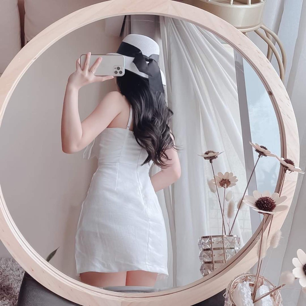 💓 ĐẦM/VÁY CAO CẤP 💓FREESHIP 💓 VÁY 2 DÂY NƠ NGỰC HOT HIT CHẤT LIỆU ĐŨI(có ảnh thật cận chất) | BigBuy360 - bigbuy360.vn