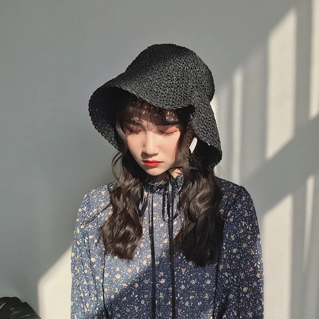 [ SẴN ] MŨ CÓI NƠ CỘT TIỂU THƯ ULZZANG STYLE CAO CẤP