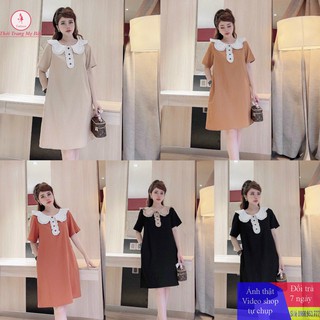 Váy bầu công sở from suông  +chất vải mền mát .New 5 màu (hàng loại 1 + hình thật)  (shop Tatoco)