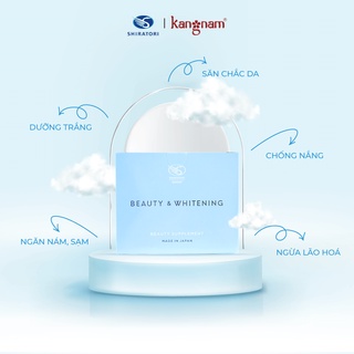 Viên Uống Trắng Da Giảm Tác Hại Của Nắng Shiratori Beauty & Whitening chính hãng Nhật Bản (Hộp 30 gói/ Mỗi gói 3 viên)