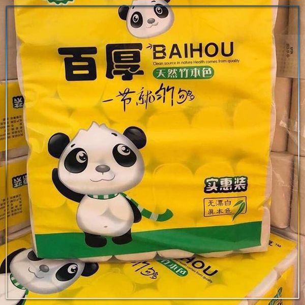 40 CUỘN GIẤY ĂN GẤU TRÚC CAO CẤP (chất lượng- cao giá tốt)