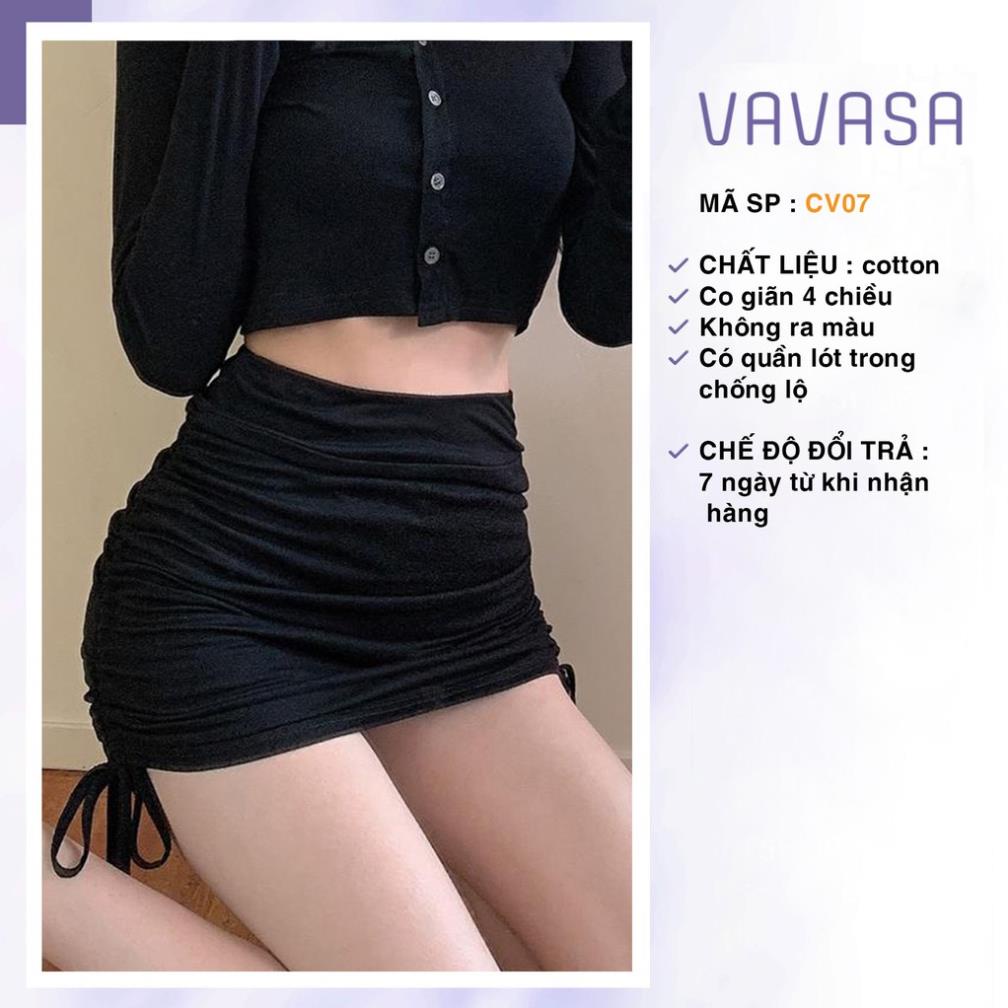 Chân váy rút dây 2 bên body ulzzang ngắn lưng cao công sở  CV07 | BigBuy360 - bigbuy360.vn