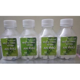 Combo 4 Hộp muối tinh dạng viên - 50 viên (mẫu mới)