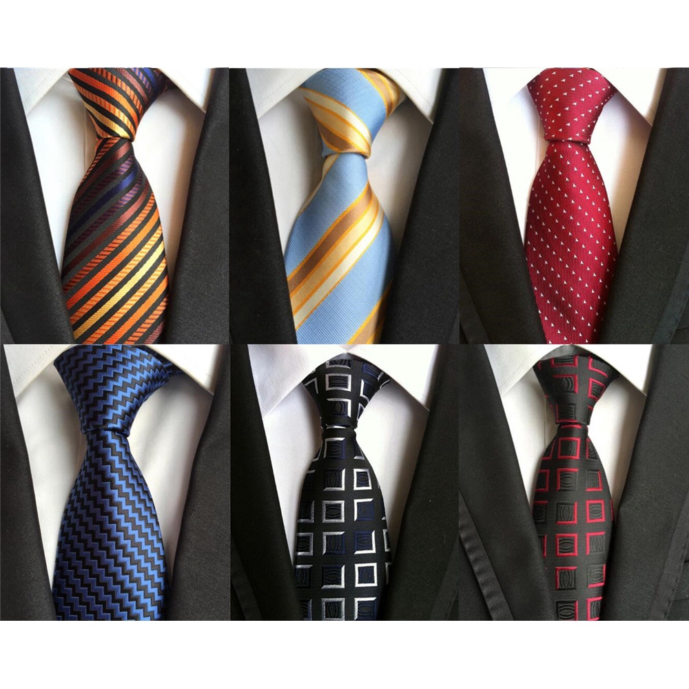 Thời Trang Cà Vạt 100% Lụa Cổ Điển Cho Nam