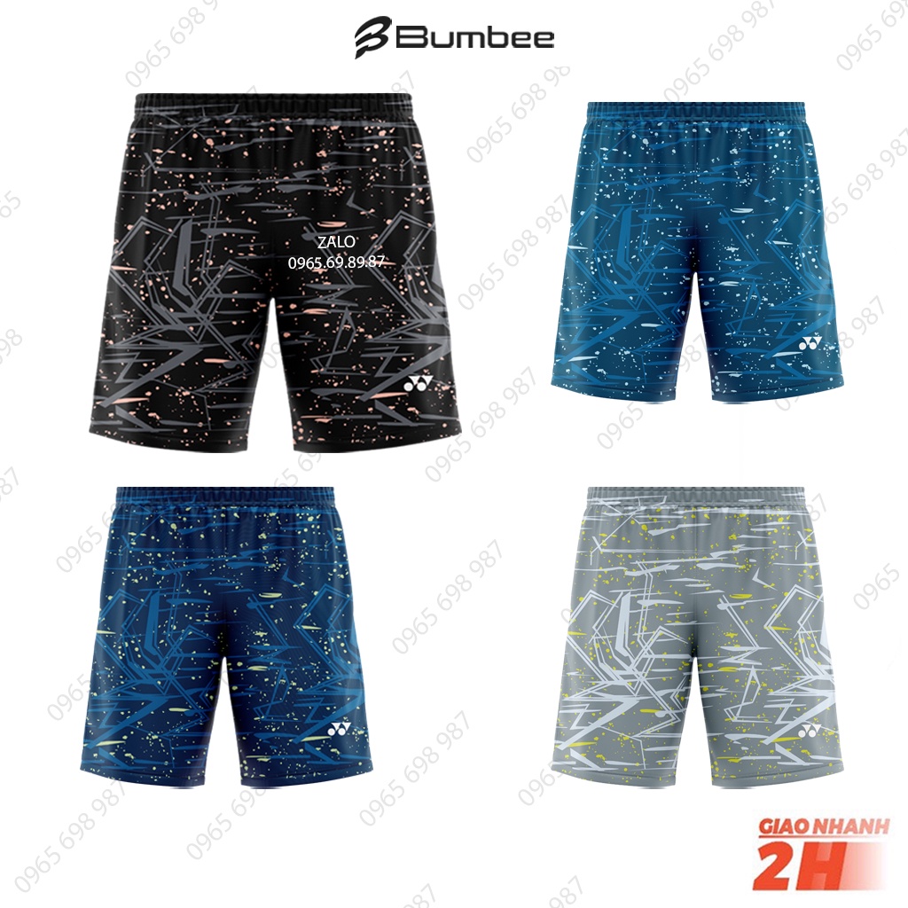 Quần cầu lông Yonex, quần chấm bi chất liệu cao cấp không xù