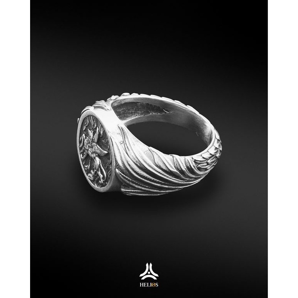 Nhẫn bạc nam, nữ HeliSilver Griffin Ring Helios Original S925