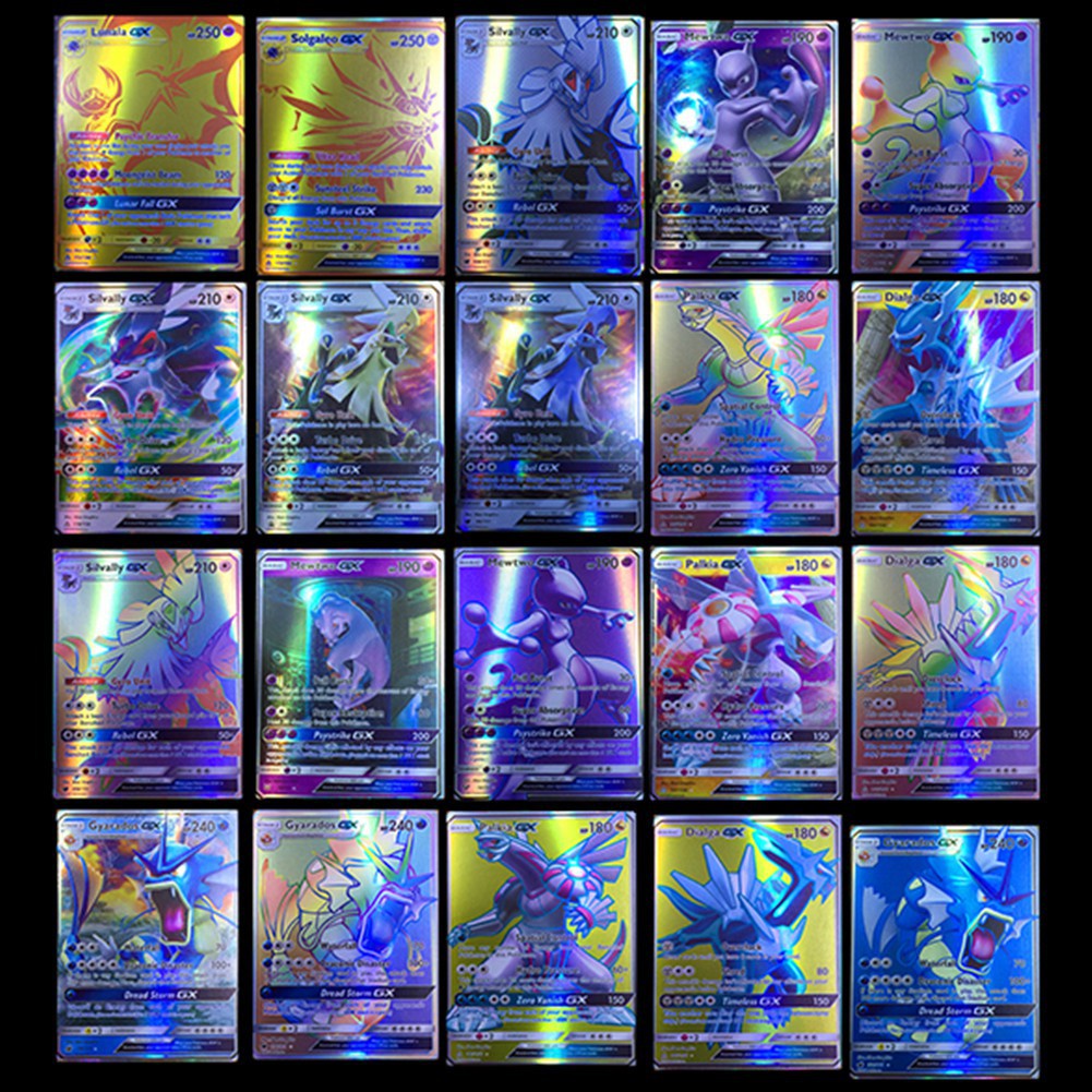 Mới Bộ 200 Thẻ Bài POKEMON GX Tiếng Anh