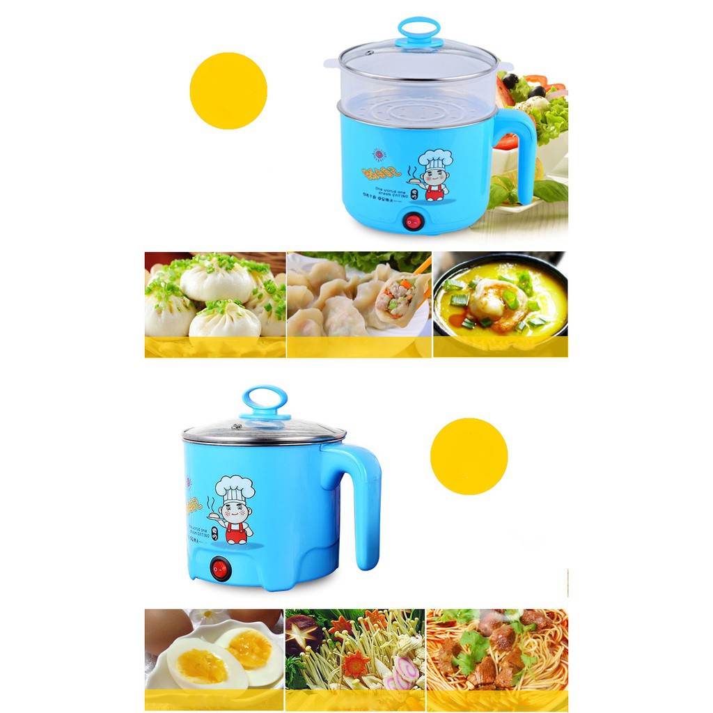 Ca nấu mì nấu, lẩu inox siêu tốc mini size 18cm