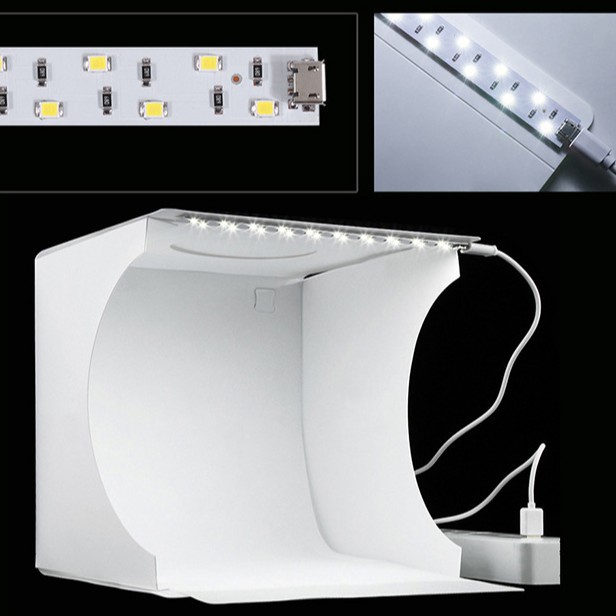 Hộp Đèn LED Mini Mềm Gấp Gọn Chuyên Dụng Cho Studio Chụp Ảnh