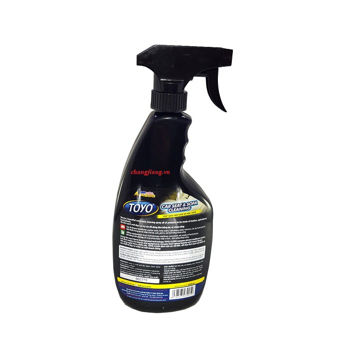 Chai Vệ Sinh Nệm Ghế Da ASSO TOYO CAR SEAT & SOFA CLEANING 600ml -GHẾ NỆM VÀ GHẾ DA Ô TÔ