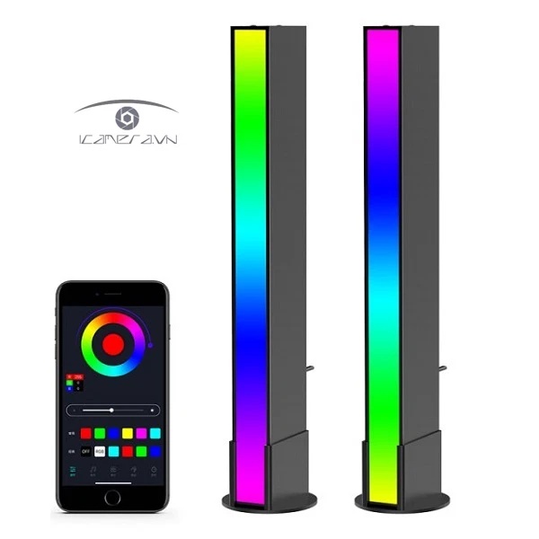 [Mã SKAMSALE0123 giảm 10% đơn 200k] ULANZI VIJIM GL01 - Đèn LED RGB thông minh thay đổi màu sắc theo nhịp điệu âm nhạc