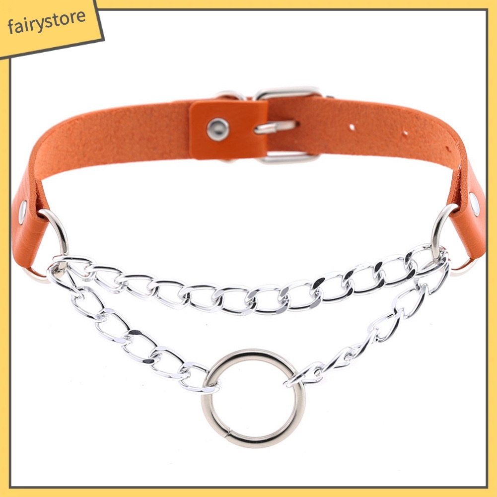 Vòng cổ choker giả da phong cách cá tính dành cho cả nam và nữ