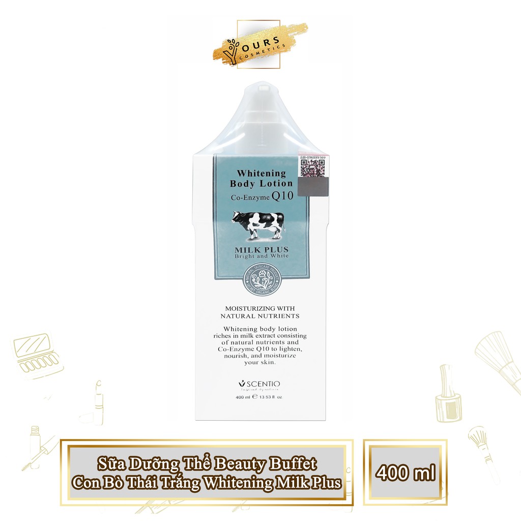 [Auth Thái] Sữa Dưỡng Thể Con Bò Thái Beauty Buffet Whitening Milk Plus Dưỡng Sáng Mịn Da